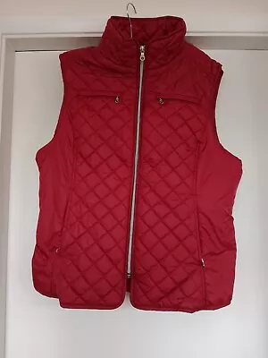 Musto Waistcoat Gillet Size 16 V.g.c Unworn Red • £15