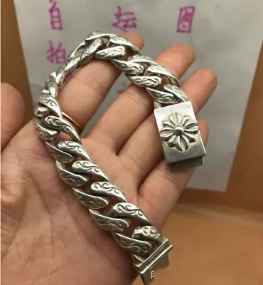 Fashion Chinese Collection Miao Silver Jewelry Cruciform Bracelet • $18.98