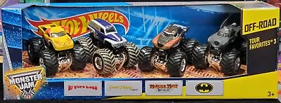 Hot Wheels Monster Jam Grave Digger Monster Mutt Batman Off-Road Tour Favorite 3 • $18.99