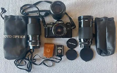 Minolta X-700 Camera & Tamron Kiron Toyo Lenses Etc. - Lot Or Choice • $10.94