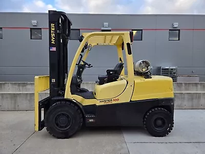 2016 Hyster H100ft Lpg 2 Stage Mast 10000 Lb Side-shift Pneumatic Forklift Yale • $36985