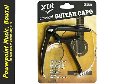 $18.95 • Buy XTR GPX52B Classical Guitar Capo - For Nylon String Guitars - Brand New
