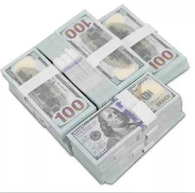 $100K Movie Prop1000 Pieces  $100 Bills REPLICA Money New  Bills! Best Quality • $45.99