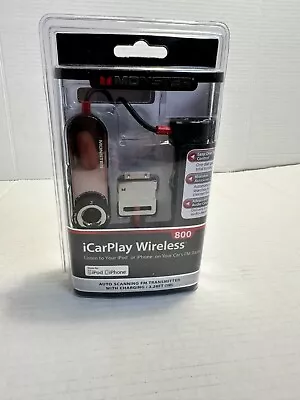 Monster ICarPlay Wireless 800 IPod IPhone 30pin Radio Transmitter/Charger • $9.99