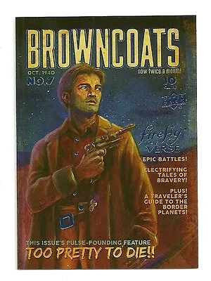 2015 Upper Deck Browncoats Firefly Promo Card Philly Non Sports Card Show FFP001 • $5.59