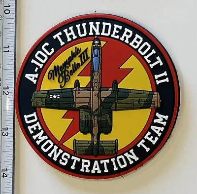 USAF Vkrow Color PVC Patch A-10C Thunderbolt II Demonstration Team Memphis Belle • $24.99