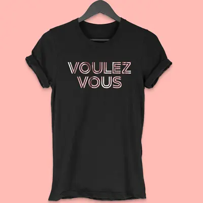 Voulez Vous T Shirt Vintage Disco 70's T-Shirt Party T Shirt Unisex Rose Gold • £11.99
