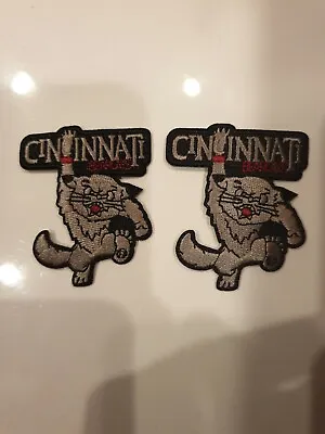 $9.95 • Buy (2) University Of Cincinnati Bearcats  Embroidered Iron On Patches 2.5” X 2”