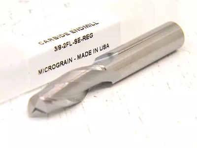 New Monster USA 3/8  2FSE .375  Solid Carbide 2 Flute Single End Mill 204-001170 • $19.95