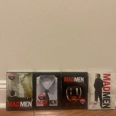 Mad Men Series Seasons 1-4 DVDs All New All Sealed • $25.79