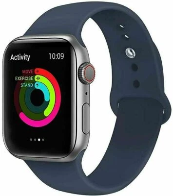 $6.50 • Buy For Apple Watch IWatch Series 1/2/3/4/5/6/SE Silicone Replacement Strap Band