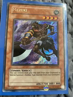 Yugioh! Mezuki -NM- PP02-EN016 Secret Rare • $19.99