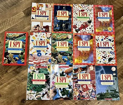 I Spy Book Lot Scholastic Reader Level One By Jean Marzollo 16 Books • $49.99