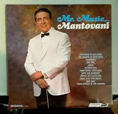 MR MR. MUSIC  ...  MANTOVANI     LP VINYL Corner Dings / Crunch • $6.88