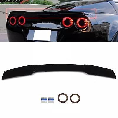 Glossy Black Trunk Wing Spoiler Fits 2005-2013 Chevrolet Corvette C6 H Style • $74.59