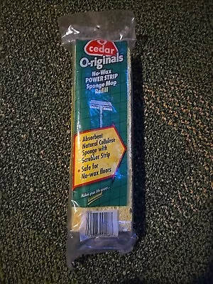 O Cedar O-riginals No Wax Power Strip Sponge Mop Refill • $9.99