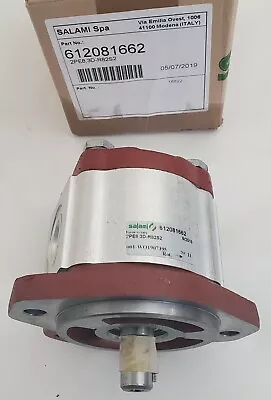 $206.99 • Buy NEW Salami Spa 612081662 Hydraulic Gear Pump Motor 2PE8,3D-R82S2