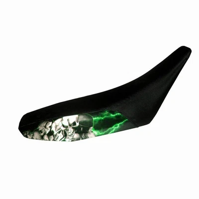 $27.49 • Buy Suzuki DRZ110 2003-09 Green Skull Pile Dirtbike ATV Seat Cover