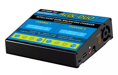 ACDC-DUO - Two-Port Multi-Chemistry Balancing Charger (LiPo/LiFe/LiHV/NiMH) • $119.99