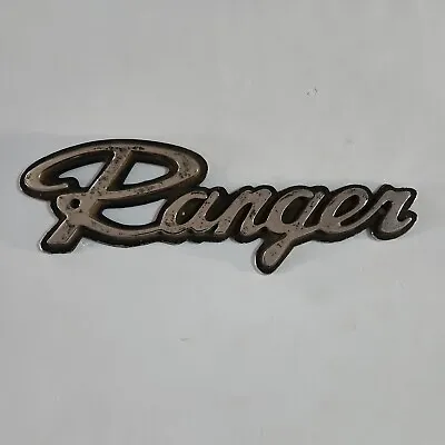 FORD  RANGER  Original Vintage Metal Chrome Car Boot Lid Emblem Logo Badge • $21.24