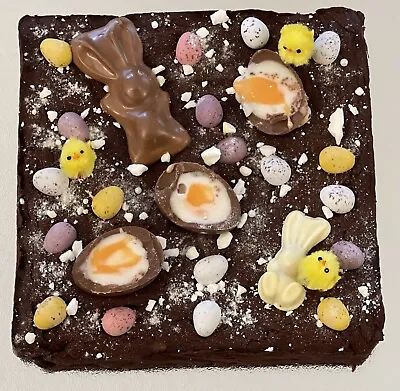 Luxury Homemade Easter Brownie-Freshly Baked To Order • £20