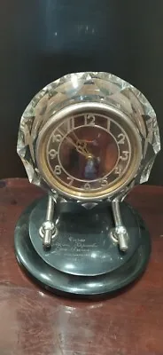 Old Vintage Collelectble MAJAK MAYAK Crystal Table Mantel Clock USSR • $30