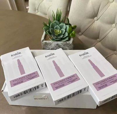 3x BABOR Collagen Firming Ampoule Concentrates  7 X 2ml Each Box NIB FreeShip • $54.88