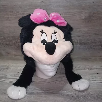 VTG Disney Minnie Mouse Pillow Pets Girls Pink Hat Soft Plush Smile • $9.74