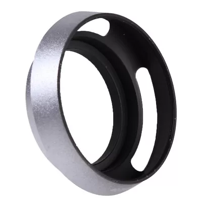 $4.39 • Buy 40.5mm Curved Vented Lens Hood Sliver For Camera Leica Leitz Sony A6300 16-50mm