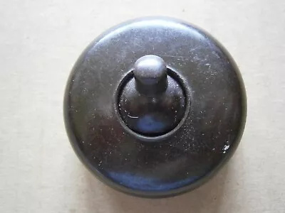 Vintage Antique Old Deco Ring Grip 5A 10A Bakelite Light Switch For Restoration • $59.95