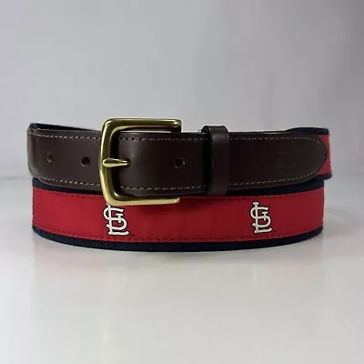 Vineyard Vines St. Louis Cardinals Belt - MLB Baseball - Men's Size 44 • $24