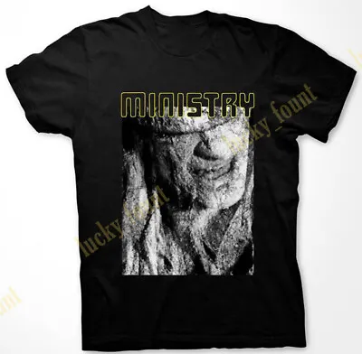 Vintage Ministry Black Cotton Short Sleeve T-shirt BH99249 • $17.99