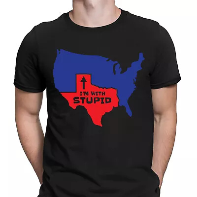 Im With Stupid Pride State Funny Retro Vintage Mens T-Shirts Tee Top #D • £13.49