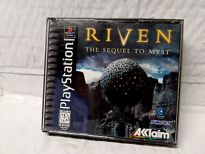Riven: The Sequel To Myst (Sony PlayStation 1 1997) With Manual And Discs 1-5 • $21.99