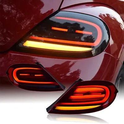 LED Tail Lights For 2013-2021 VW Beetle Rear Assembly Start Up Sequential Light • $468