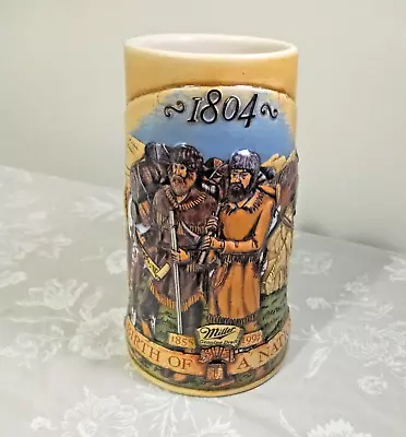 Miller High Life Birth Of A Nation Beer Stein #4 1994 Lewis And Clark Expedition • $18.71