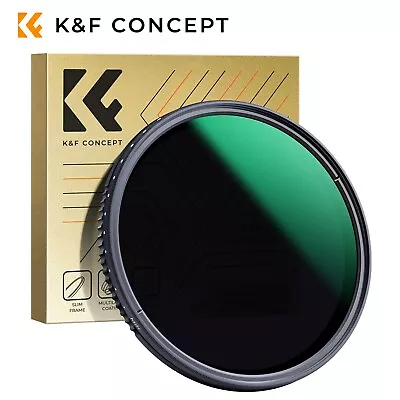 K&F Concept ND8-ND2000 Lens Filter Variable 40.5/49/52/55/58/62/67/72/77/82mm • $65.99