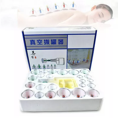 $20.90 • Buy 24 Cups Medical Chinese Vacuum Cupping Body Massage Therapy Healthy Suction Cup