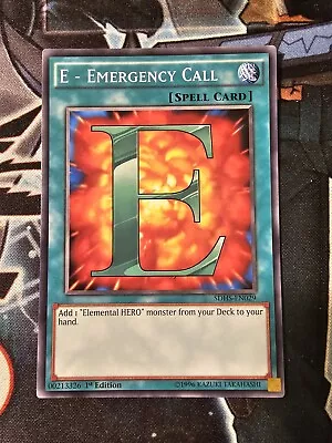 1x E - Emergency Call Yu-Gi-Oh! SDHS-EN029 1st Common • £2.70