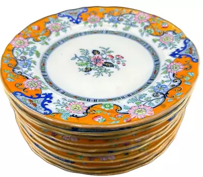 Charles Meigh & Son Gem Dinner Plate Set Of 10 • $1100