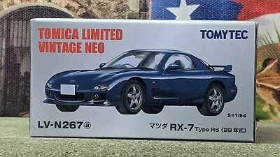 TOMICA LV-N267a 1999 MAZDA RX-7 TYPE RS 1:64 SCALE LIMITED VINTAGE NEO USA STOCK • $39.99