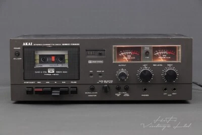 £255 • Buy Akai GXC-725D 3-heads Stereo Cassette Deck Black HiFi Vintage