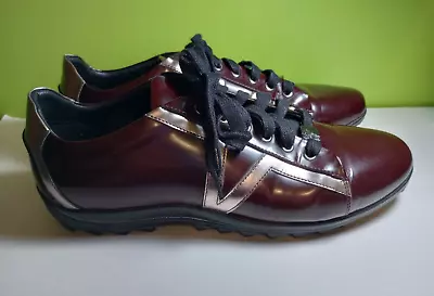 $399.99 • Buy Versace Collection Brown Lace Up Cleats Shoes Men’s Size 7.5 US 41 EU V900403