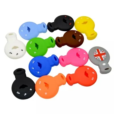 Fit BMW MINI Cooper R56 R59 3 Button Remote Key Fob Silicone Case Cover • $4.98