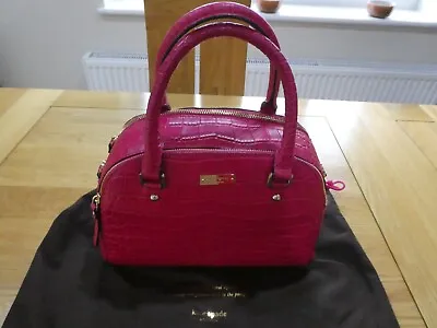 Kate Spade Kenton Leather Handbag Exc Condition W Tag.Fuschia Pink. RRP£330 • £50