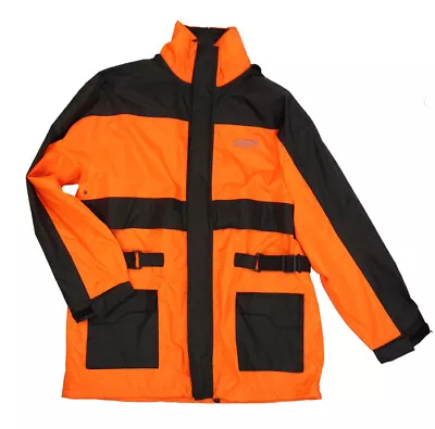 Vega Motorcycle Technical Gear Rain Jacket Hi-Vis Orange Men's Sizes XXS - SM • $26.99