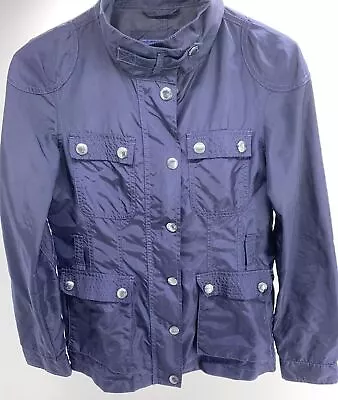 Martin & Osa Light Weight Navy Blue Jacket Multiple Pockets Size XS • $14.99