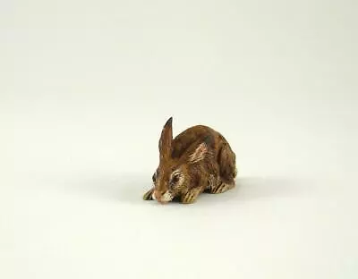 Franz Bergmann Vienna Austria Cute Small Snuffling RABBIT Cold Painted Bronze • $119.99