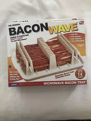 New Vintage The Original Bacon Wave Microwave Bacon Tray Emson • $11.99