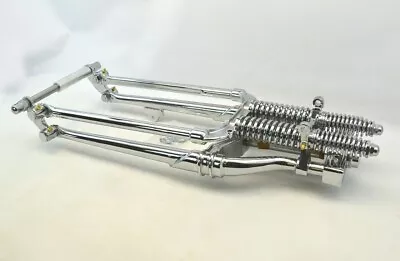 New Chrome Antique Vintage Replica 32  22  Stock Length Springer Fork Front End • $1070